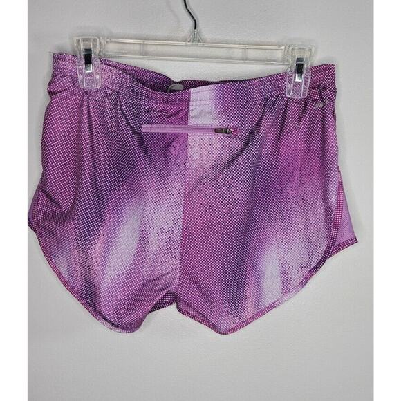 Nike Dri Fit Running Shorts Women XS Purple Elastic Waist Brief Lined Zip Pocket - Picture 6 of 10